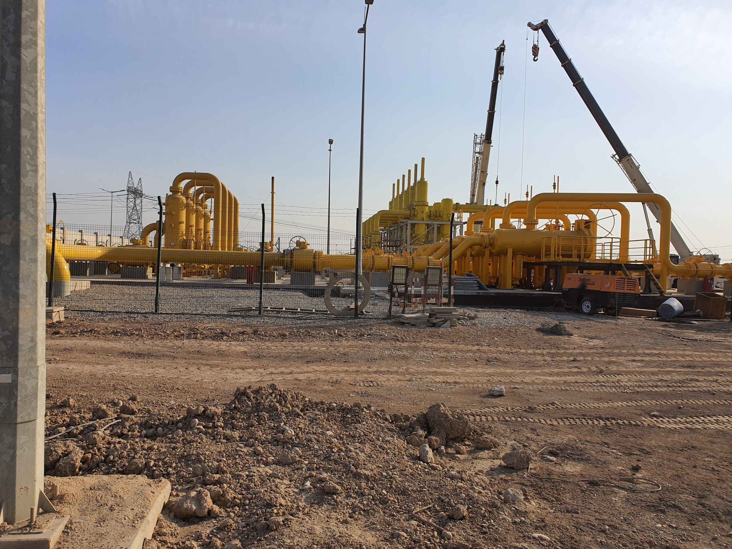 Design and construction of gas station filtration of Iraq-based 3000MW power plant